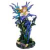 Fairy Collection~Purple Fairy Figurine Statue With Hummingbird Butterfly 11.5" High New In Box!