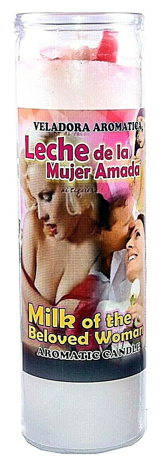 CANDLE COCKTAIL AROMATIC MILK OF THE BELOVED WOMAN-LECHE DE LA MUJER AMADA