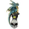 Home Decor~Skull Dragon Dark Legends Dragon Figurine Collectable Ornament