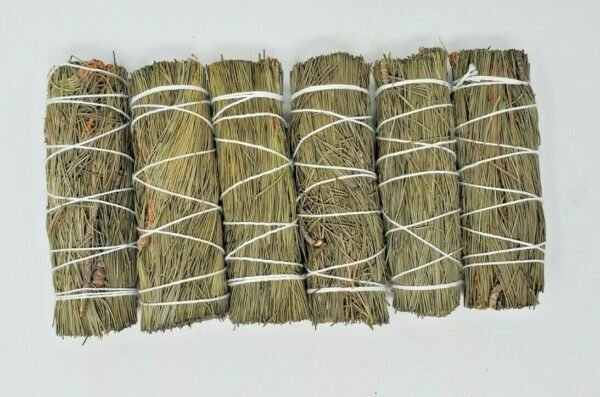 Palo Santo & Sage~3 Pine Sage Smudge Sticks 4-5 inches long "Negativity Removal" Piñon Pine