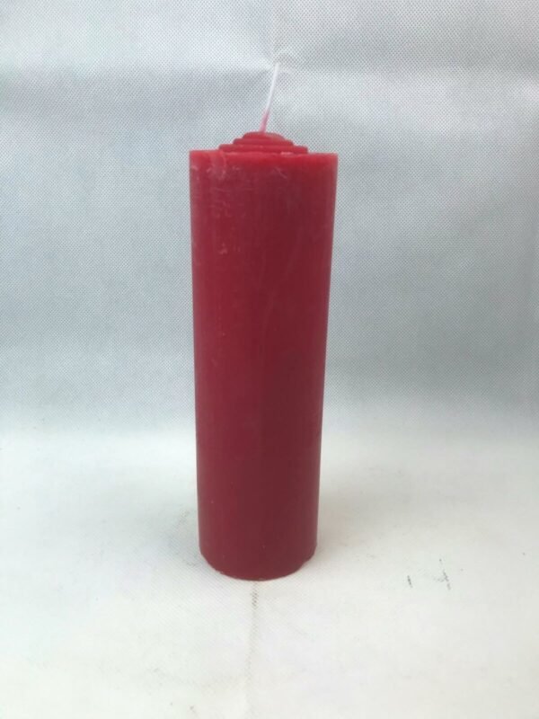 Magic Candle~Red 7 Day Pullout Unscented Refill Candle (No Glass) Magic Spell Pagan Wicca