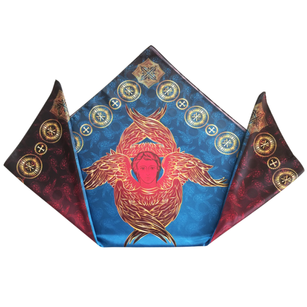 MagicunTarot Cloth~Handkerchief Seraphim and Cherub - Celestial Angels