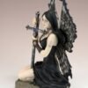 Fairy Collection~Gothic Black Fairy With Cross Figurine 6.25" High Detailed Polystone New In Box!
