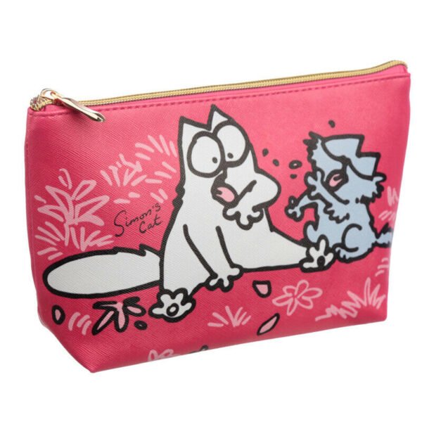 Collectable Design~Medium PVC Make Up Toiletry Wash Bag - Simon's Cat