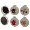Collectable Design~Fun Lucky Cat Maneki Neko Foldable Travel Hair Brush Travel Size for Handbag