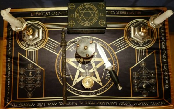 MagicunTarot Cloth~Altar Ceremonial Magic Black version
