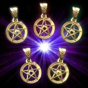 Magic Talisman~Amulet Pentacle Pentagram Star Amethyst Star Power - Wiccan magic