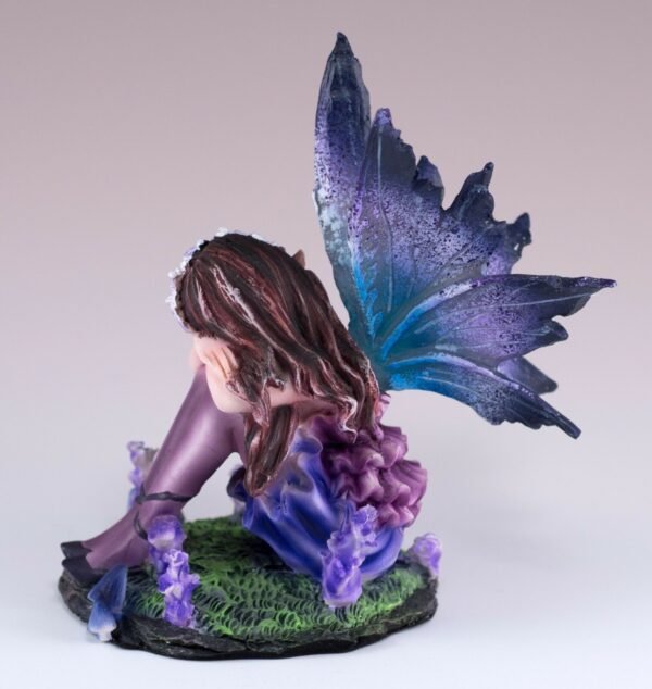 Fairy Collection~Small Blue and Purple Sleeping Fairy Figurine Statue 4" High New In Box!