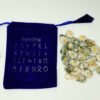 Runes & Stones~Natural Tree Agate Rune Set Healing 25 pieces with Velvet Bag