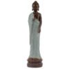 Home Decor~Decorative Turquoise & Brown Buddha Figurine Serenity Sculpture Ornament 49cm