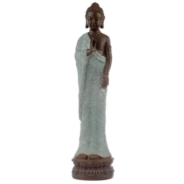 Home Decor~Decorative Turquoise & Brown Buddha Figurine Serenity Sculpture Ornament 49cm