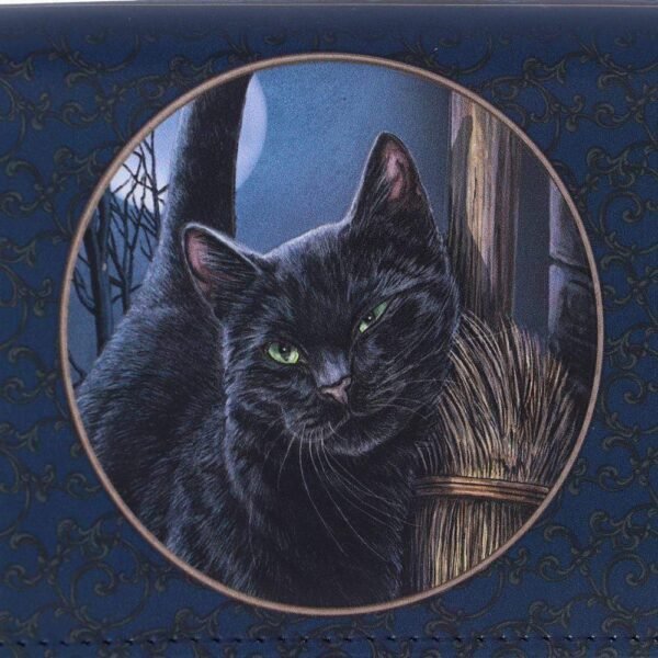 Magicun Giftware~A Brush With Magick Embossed Purse (Lp) 18.5cm Cat Purse
