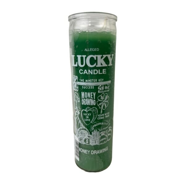 Magic Candle~Money Drawing Lucky Success Green 7 Day Candle Ritual Spell, Pagan Magic