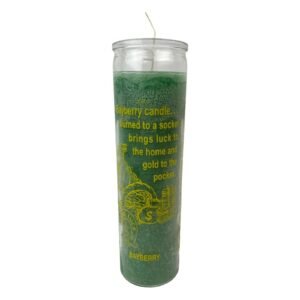 Magic Candle~Bayberry Green 7 Day Unscented Candle Ritual Spell Pagan Magick Good Luck