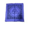 Witchcraft~Purple Celtic Triquetra Tarot Altar Cloth 18" X 18" Wicca Pagan