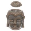 Home Fragrance~Ceramic Buddha Head Design Crackle Glazed Oil Burner