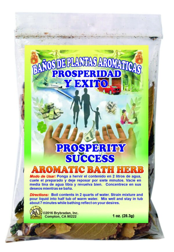 【Bath Herb】Spiritual Aromatic Bath Herb PROSPERITY SUCCESS PROSPERIDAD Y EXITO Hierbas 1oz