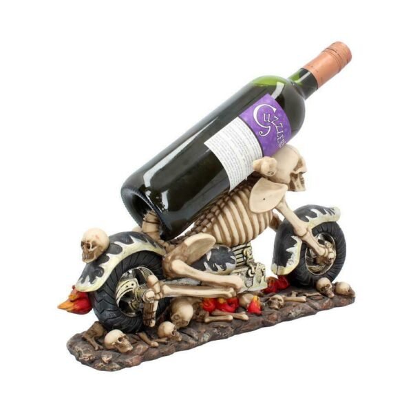 Magicun Giftware~Death Ride 18.9cm Skeleton Wine Bottle Holder