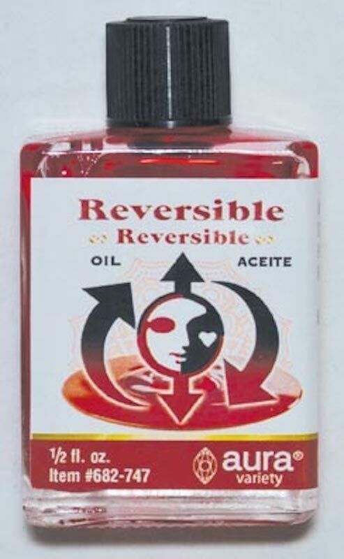 【Magic Oil】Reversible Oil Reversing Magical Oil Wicca Pagan Santeria Spell Oil 4 Dram