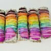 Palo Santo & Sage~5 Pack 7 Chakra Sage (White Sage with 7 Color Rose Petals) 4" Negativity Removal