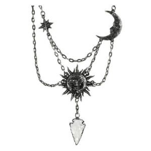 s-l1600_44e22678-3d7b-4421-9805-a49c459af803 MOON AND SUN NECKLACE PENDANT / Medieval, Pagan, Nature