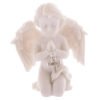 Home Decor~Cute Praying Cherub Figurine Holding Jewelled Silver Cross Ornament Gift Novelty