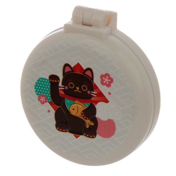 Collectable Design~Fun Lucky Cat Maneki Neko Foldable Travel Hair Brush Travel Size for Handbag