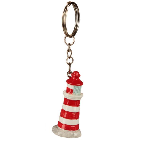 Collectable design~Novelty Collectable Lighthouse Keyring Split Ring and Chain