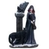 Fairy Collection~Cloaked Violist With Wolf & Crow Figurine 14.5" High Polystone Statue New!