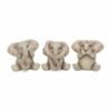 Magicun Giftware~Three Wise Monkeys Figurines Animals Decor See Hear Speak No Evil Ornament Gift