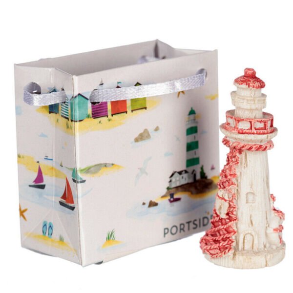 Home Decor~Novelty Seaside Nautical Collectable in Mini Gift Bag Boat Lighthouse