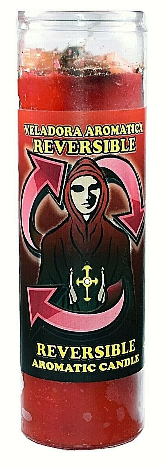 CANDLE COCKTAIL AROMATIC VELA REVERSIBLE RED/ROJO