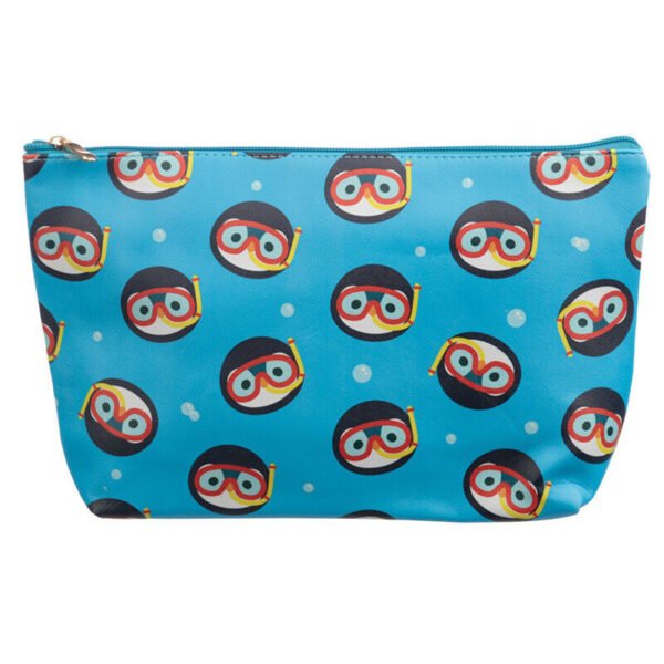 Collectable Design~Large PVC Make Up Toiletry Wash Bag - Cutiemals Penguin
