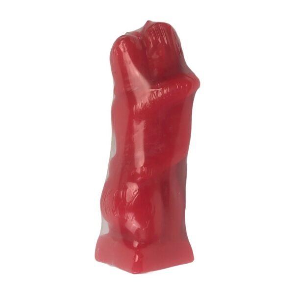 Magic Candle~Hugging Couple Lovers Red Image Figurine Spell Candle Pagan Wicca Hoodoo 5 1/2"