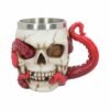 Magicun Giftware~Devoured Goblet 18cm Tankard 16cm Octopus Skull Beer Mug Wine Red Gothic Gift
