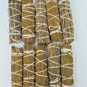 Palo Santo & Sage~6 Desert Magic Sage Wands 4"- 5" Long "Negativity Removal" Smudging US Grown