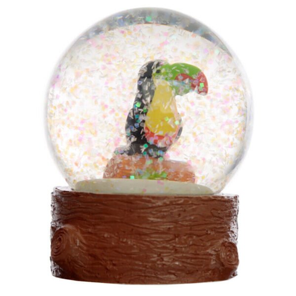 Collectable design~Collectable Toucan Snow Globe Water-ball Glitter Shaker Ornament