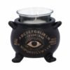 All Seeing Eye - Witches Cauldron Tealight Candle Holder 9cm