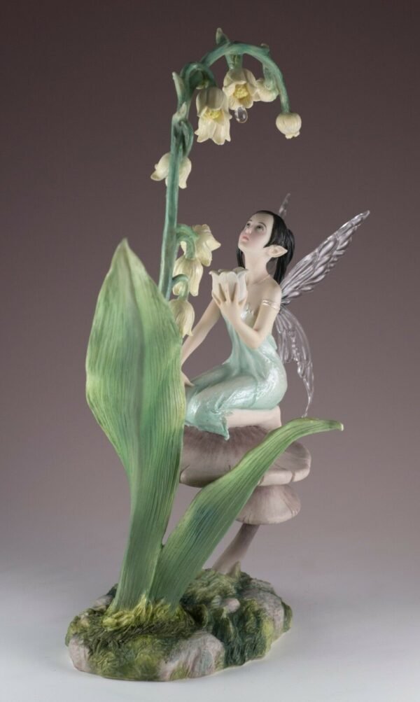 Fairy Collection~Lily Of The Valley Fairy Collecting Nectar Figurine By Rachel Anderson 11" New