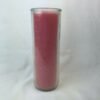 Magic Candle~Pink 7 Day Pullout Candle In Glass / Refillable / Unscented Magic Pagan Wicca