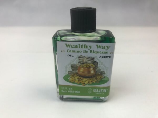 【Magic Oil】Wealthy Way Oil Attract Money Lottery Bingo Santeria Pagan Hoodoo Wicca 4 Dram