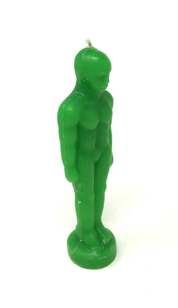 Magic Candle~Green Man Image Male Figurine Spell Candle Pagan Wicca Hoodoo