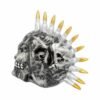 Magicun Giftware~Nemesis Soul Inferno Bullet Mohawk Skull Ornament Figurine Biker Gothic Decor
