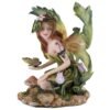 Fairy Collection~Green Fairy With Butterfly Figurine 5" Wing Span New In Box!