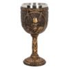 Magicun Giftware~Norse God Thor Odin Loki Valkyrie Goblet Collection Bronzed Gift Wine Cup