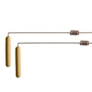 MagicunTarot Cloth~Couple dowsing frame Dowsing Detector Paranormal resonator copper RB-005