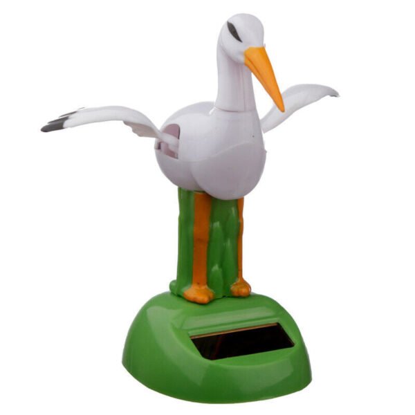 Home Decor~Collectable Stork Solar Powered Pal Home Car Office Novelty Decoration