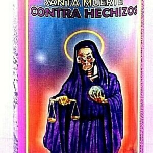 CANDLE COCKTAIL AROMATIC HOLY DEATH AGAINST SPELLS- SANTA MUERTE CONTRA HECHIZOS