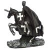 Home Decor~Collectable Dark Knight on Horseback Figurine Medieval Fantasy Ornament x 1