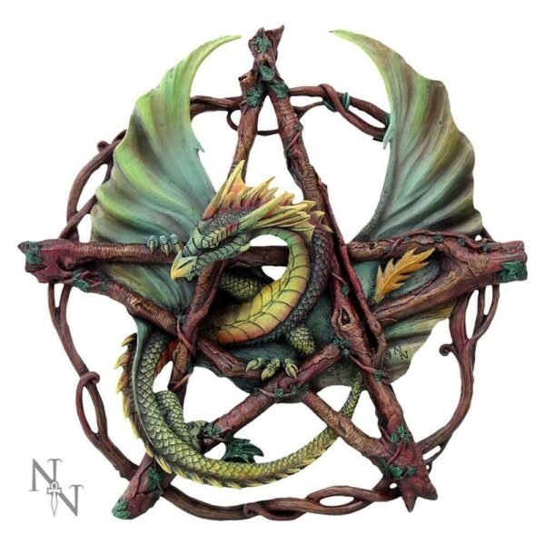 Magicun Giftware~Forest Pentagram Dragon 32.5cm Dragon Wall Hanger